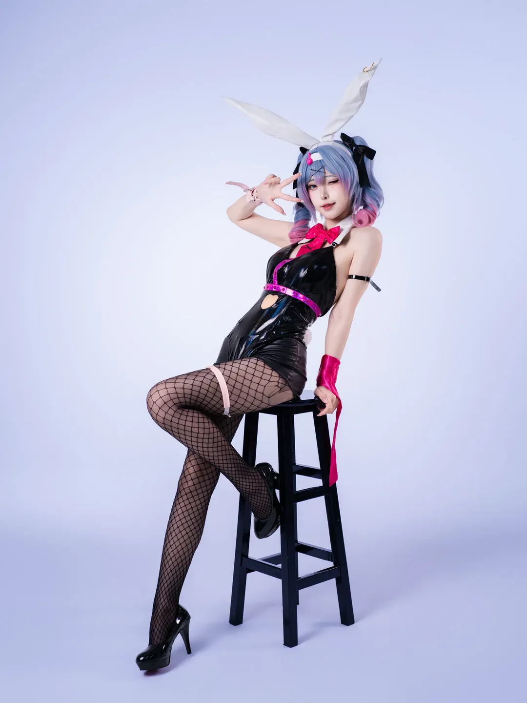 【初音未来cos】跳进兔子洞的兔女郎造型 - 第 8 张