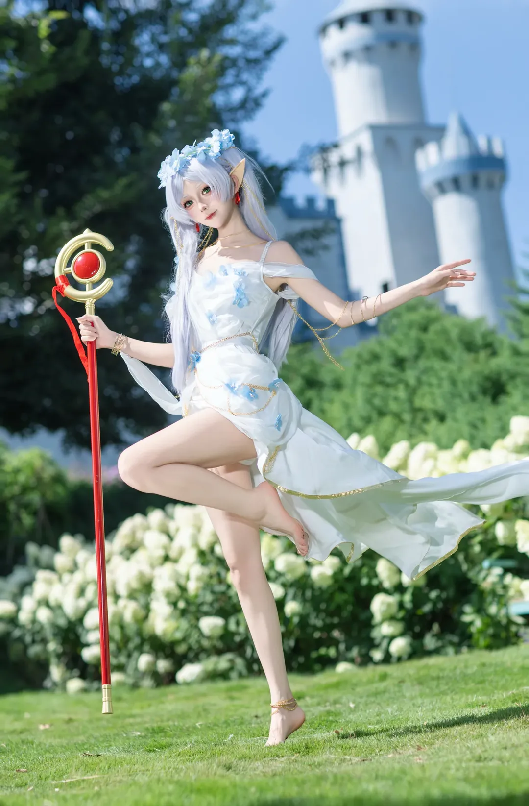【芙莉蓮cos】葬送的芙莉蓮 神諭少女的白色花海 - 第 2 張