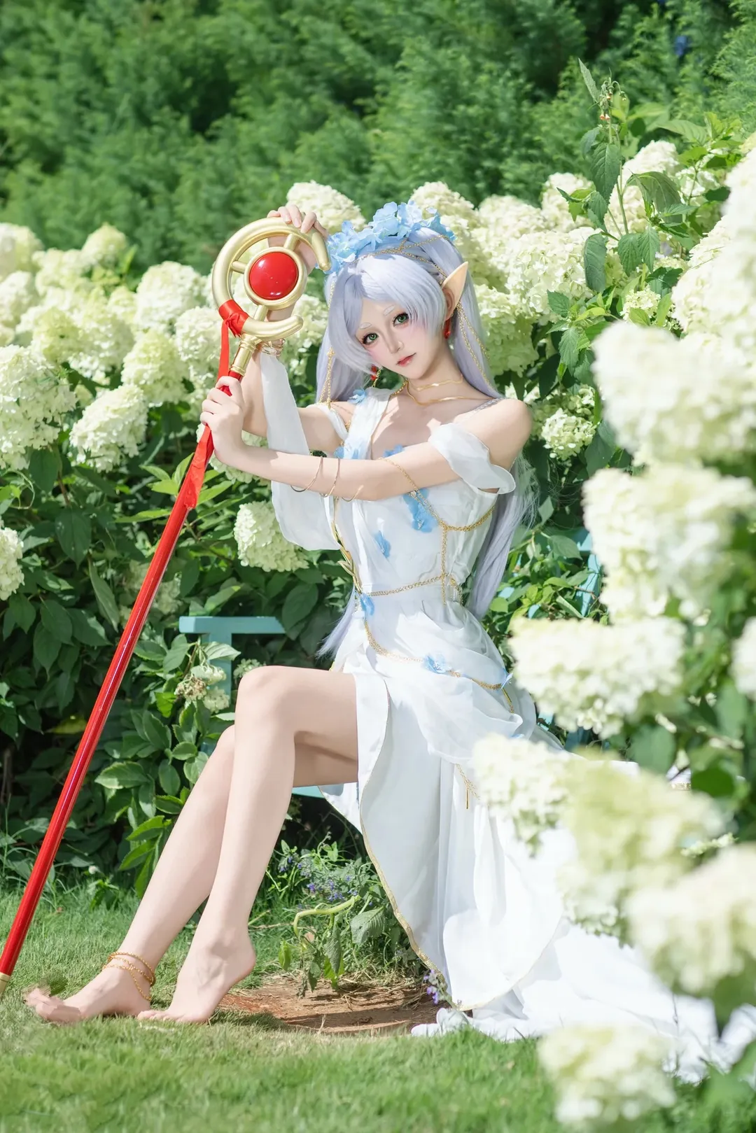 【芙莉蓮cos】葬送的芙莉蓮 神諭少女的白色花海 - 第 3 張
