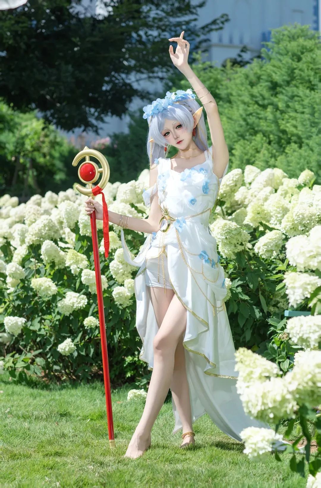【芙莉蓮cos】葬送的芙莉蓮 神諭少女的白色花海 - 第 4 張