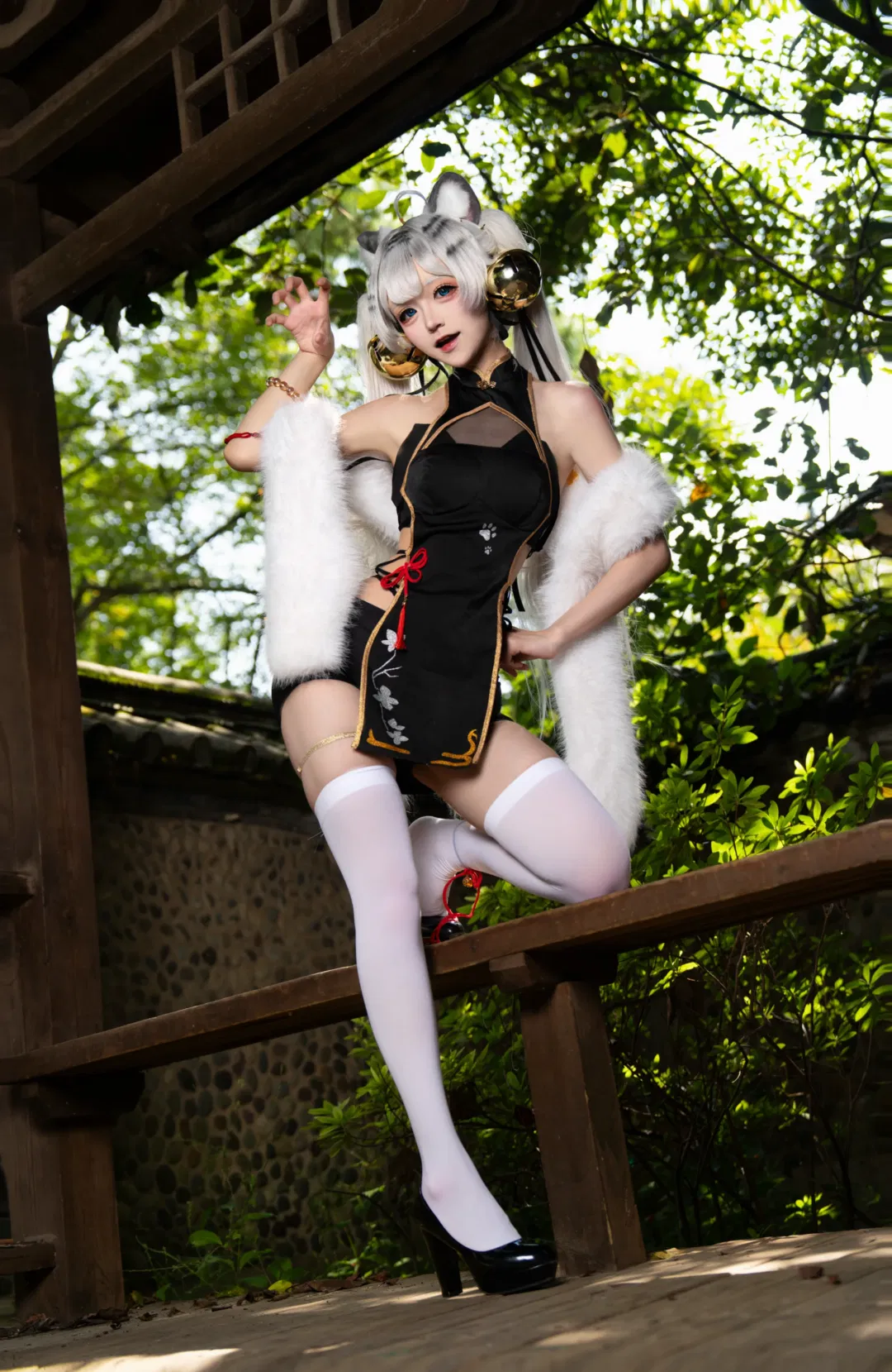 白虎娘cos 山林间的虎啸生风 - 第 3 张