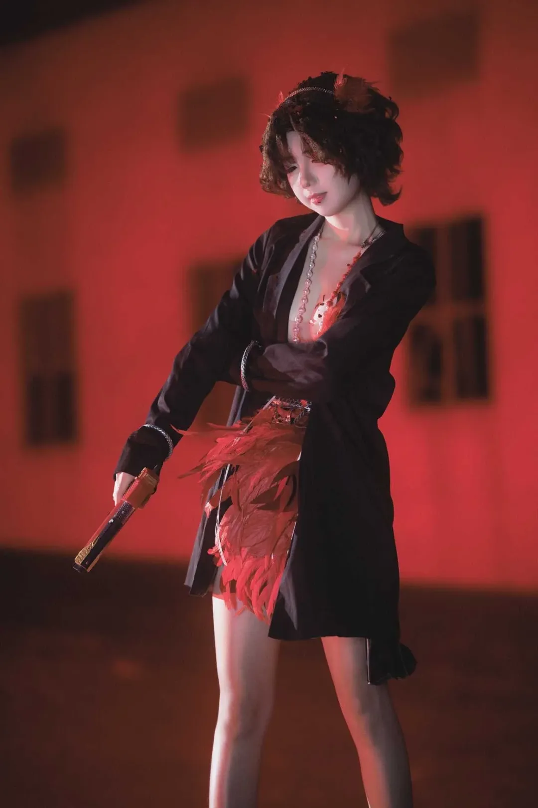 【斯奈德cos】重返未来芝加哥夜景，红羽与枪火的碰撞 - 第 2 张