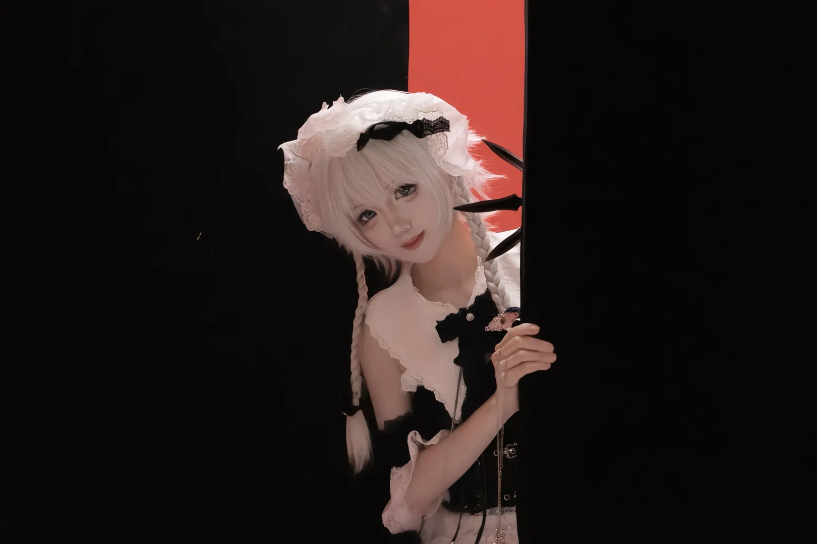 【十六夜咲夜cos】东方project的暗夜女仆，你的命下一秒就归我 - 第 1 张