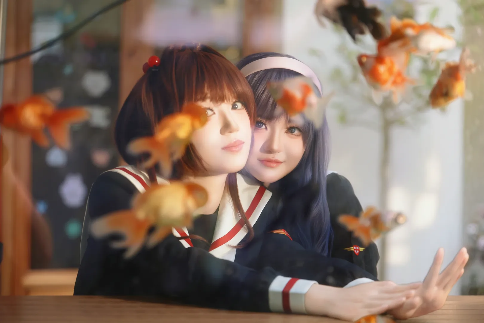 【小樱cos】魔卡少女樱双人正片，与知世的贴贴日常 - 第 1 张