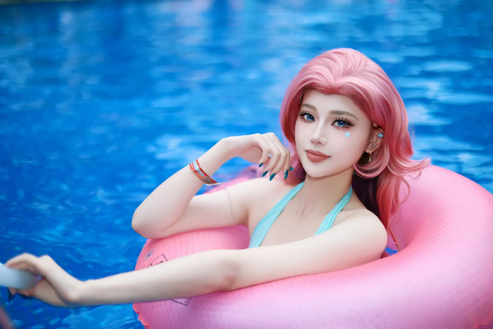 【萨勒芬妮cos】南通泳池漫展清凉泳装返图 - 第 2 张