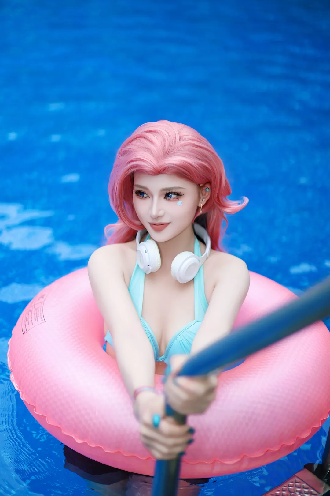 【萨勒芬妮cos】南通泳池漫展清凉泳装返图 - 第 3 张