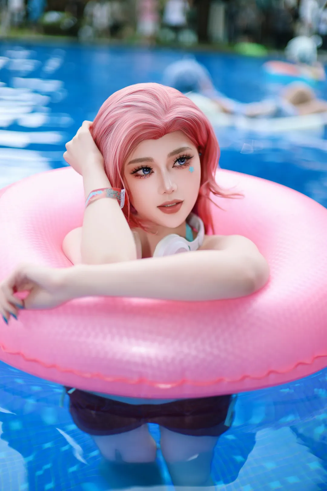 【萨勒芬妮cos】南通泳池漫展清凉泳装返图 - 第 4 张