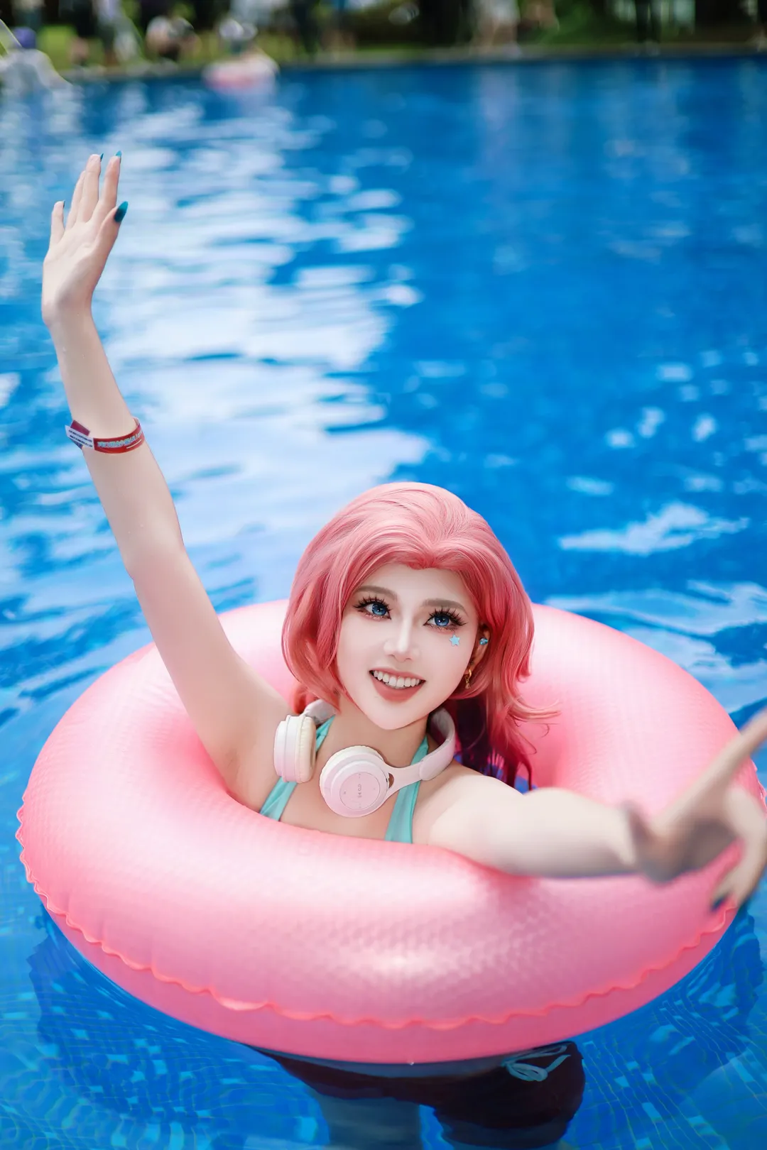 【萨勒芬妮cos】南通泳池漫展清凉泳装返图 - 第 6 张