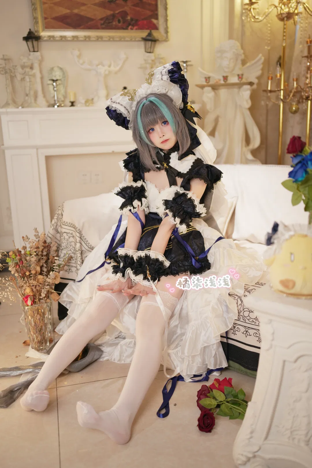 【小柴郡cos】碧蓝航线柴郡的华丽女仆日常 - 第 3 张