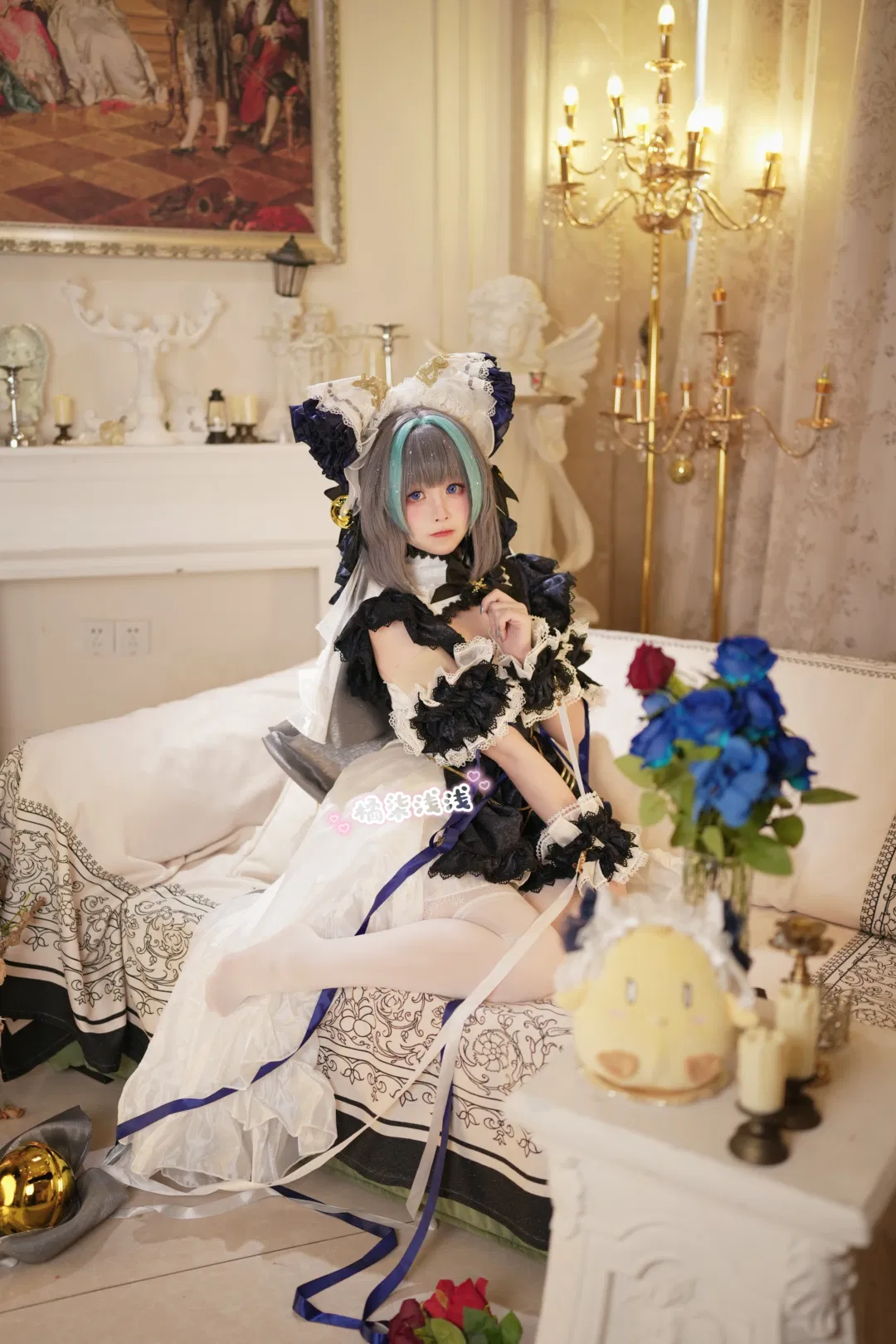 【小柴郡cos】碧蓝航线柴郡的华丽女仆日常 - 第 4 张
