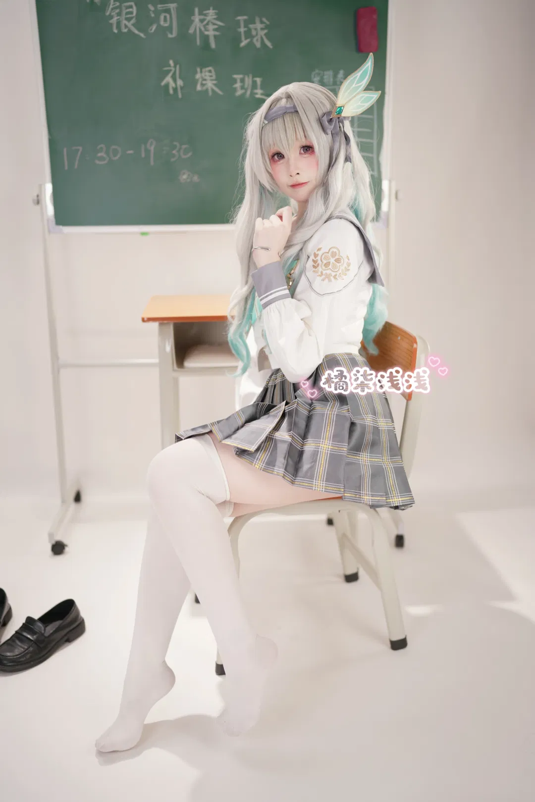 【流螢cos】崩壞星穹鐵道教室風JK制服白絲穿搭 - 第 2 張