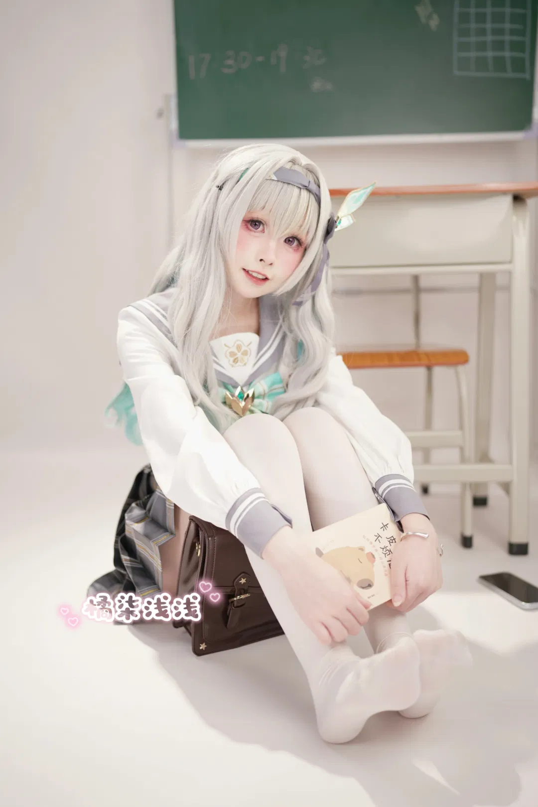 【流螢cos】崩壞星穹鐵道教室風JK制服白絲穿搭 - 第 3 張