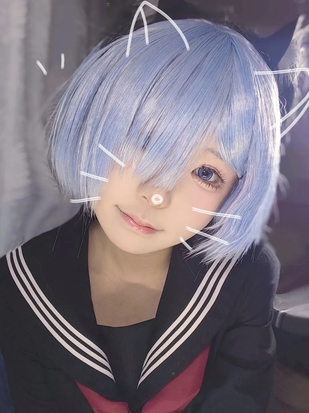 【蕾姆cos】Re:從零開始的異世界生活，藍色水手服的日常 - 第 2 張