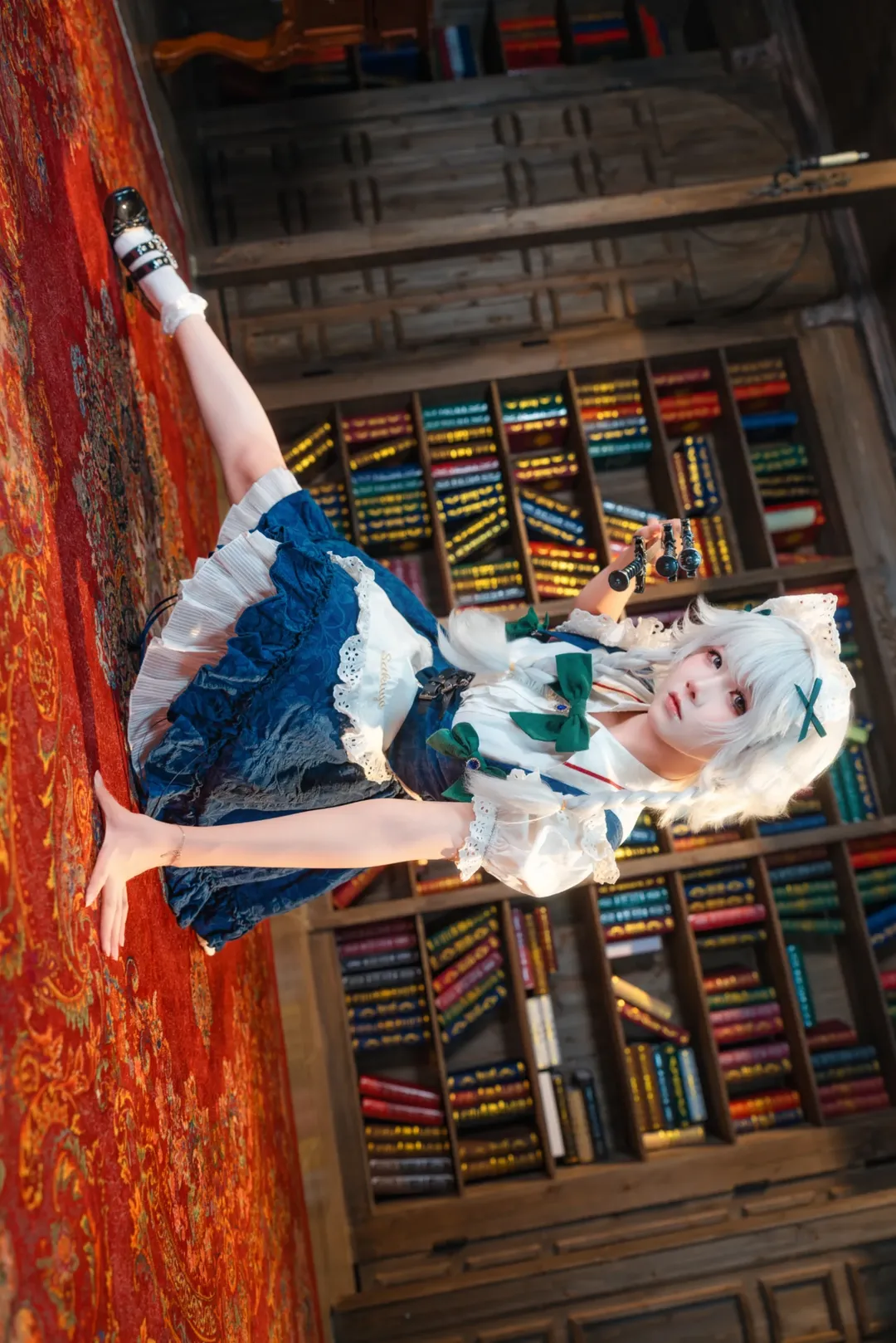 【十六夜咲夜cos】完美潇洒的女仆长，东方project经典再现 - 第 2 张