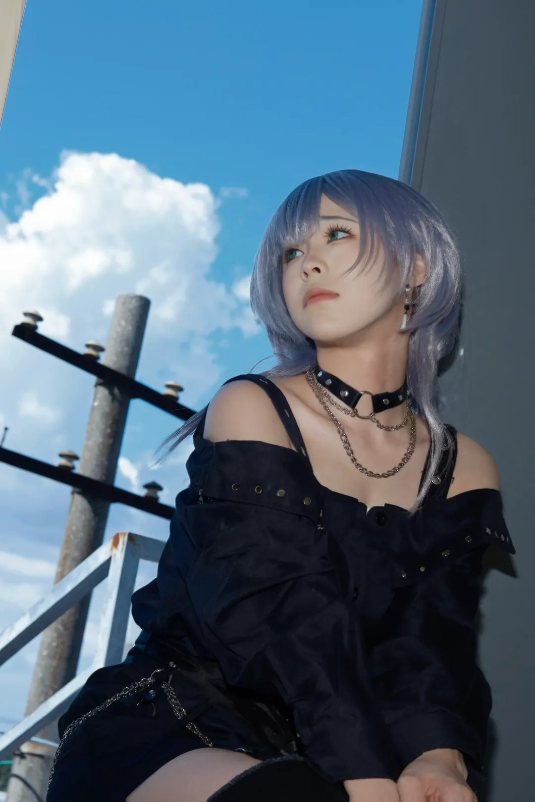 【矢仓蓬咲cos】Bang Dream团片拍摄前的天台角落 - 第 1 张