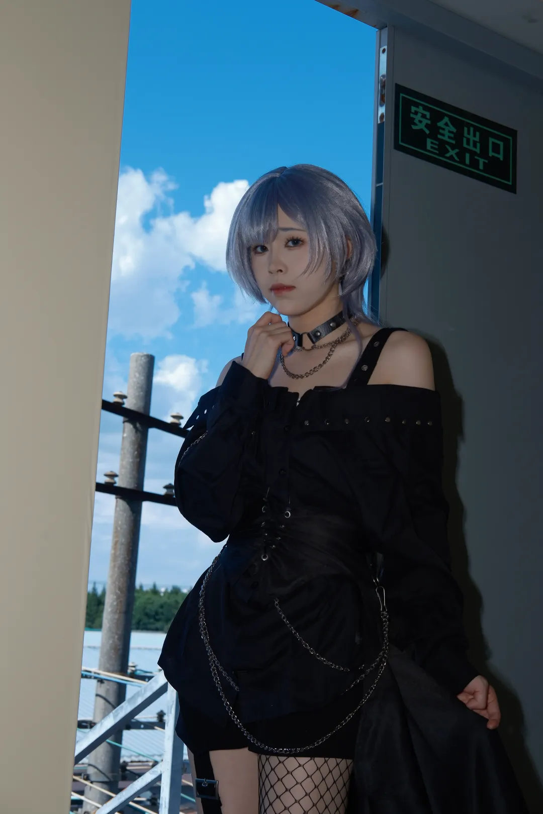 【矢仓蓬咲cos】Bang Dream团片拍摄前的天台角落 - 第 3 张