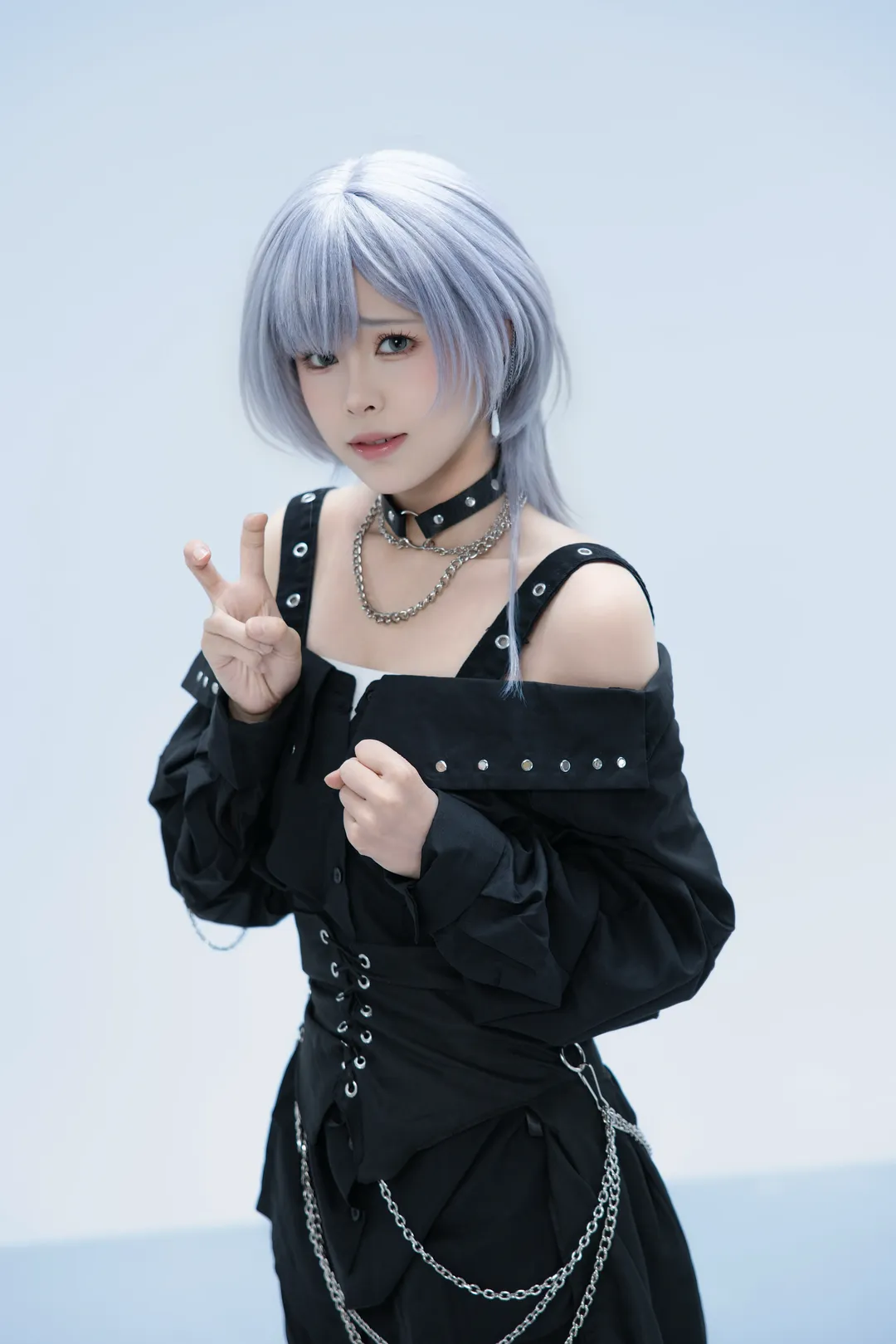 【矢仓蓬咲cos】被逼成裁缝后自己缝的bangdream打歌服 - 第 2 张