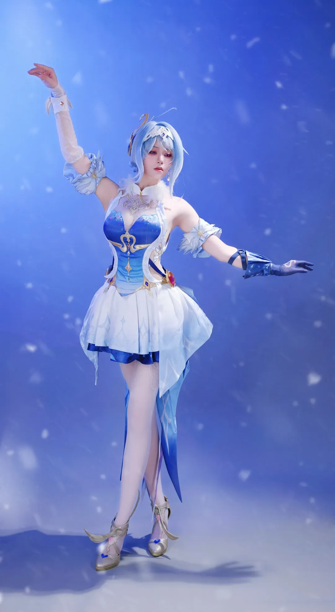 【奧黛塔cos】原神至冬的凜冽冰雪，綻放於足尖 - 第 3 張