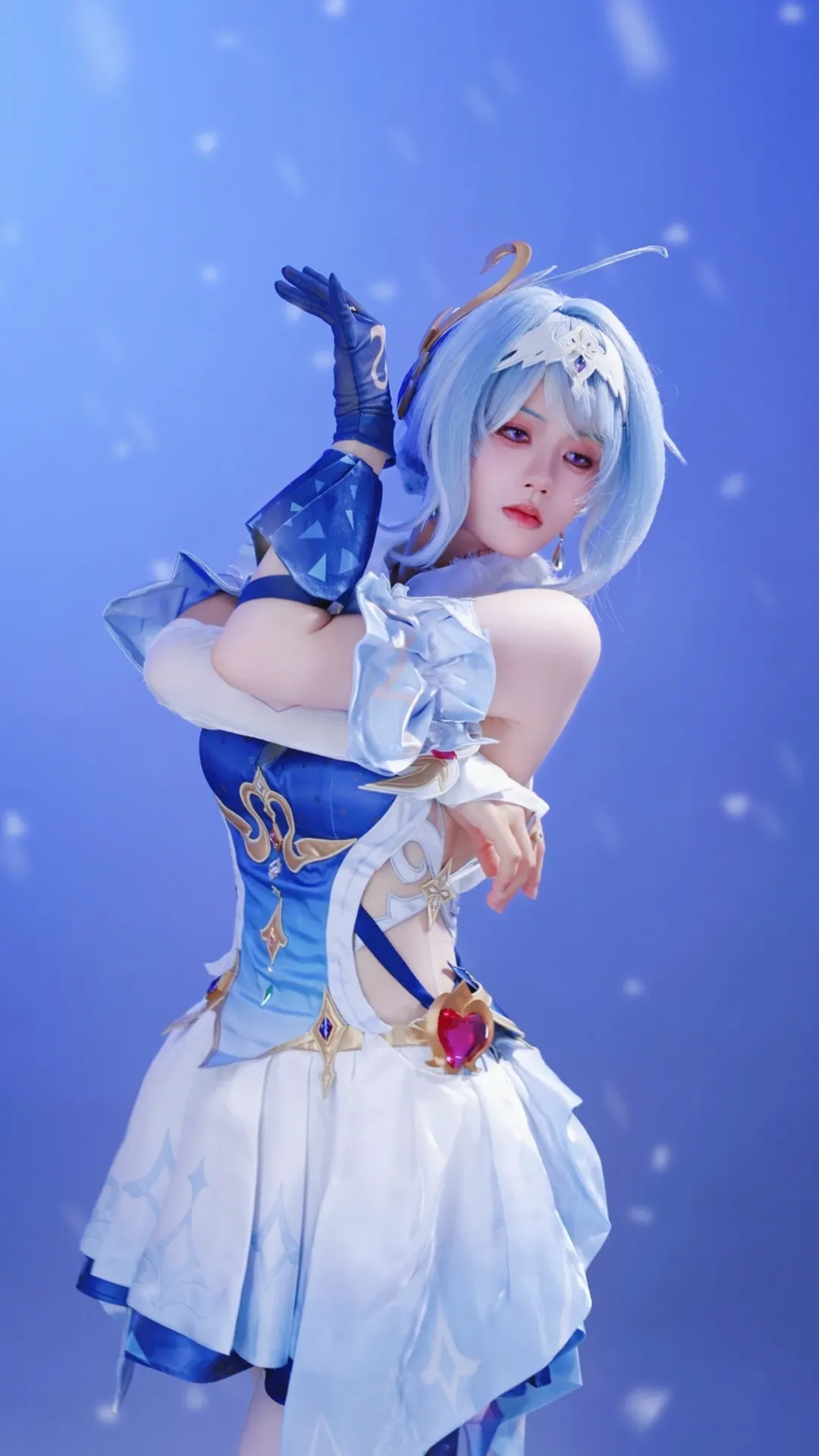 【奧黛塔cos】原神至冬的凜冽冰雪，綻放於足尖 - 第 4 張