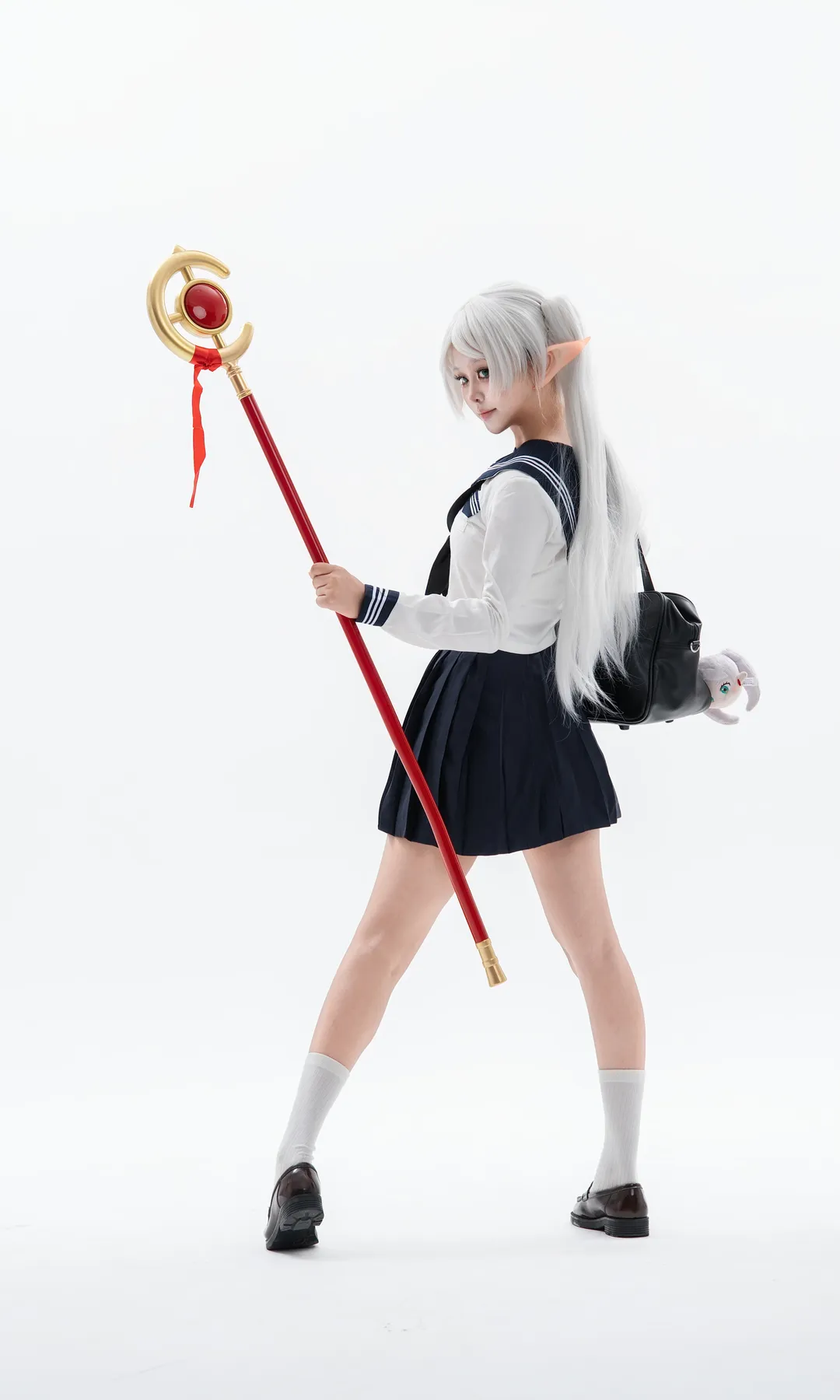 【芙莉莲cos】葬送的芙莉莲之魔法JK装扮 - 第 2 张