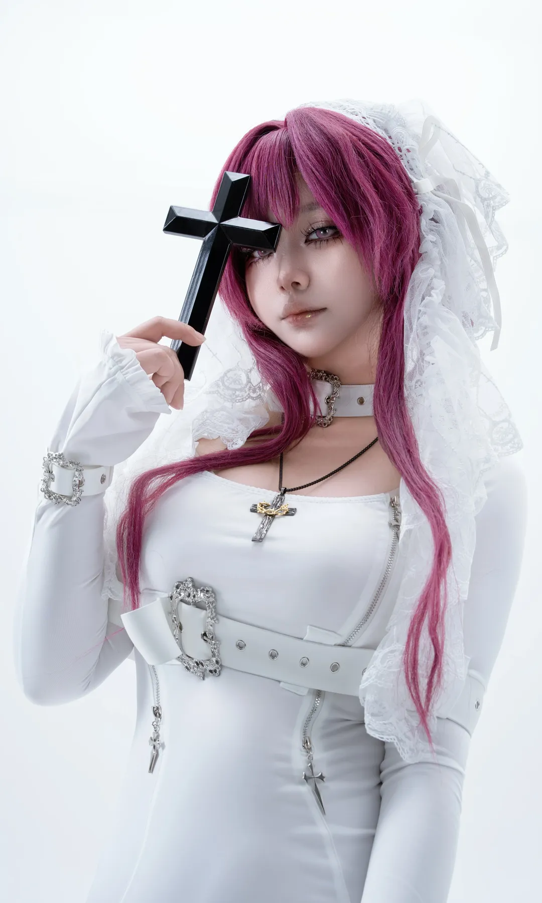【卡芙卡cos】當星核獵手換上修女拘束裙 - 第 2 張