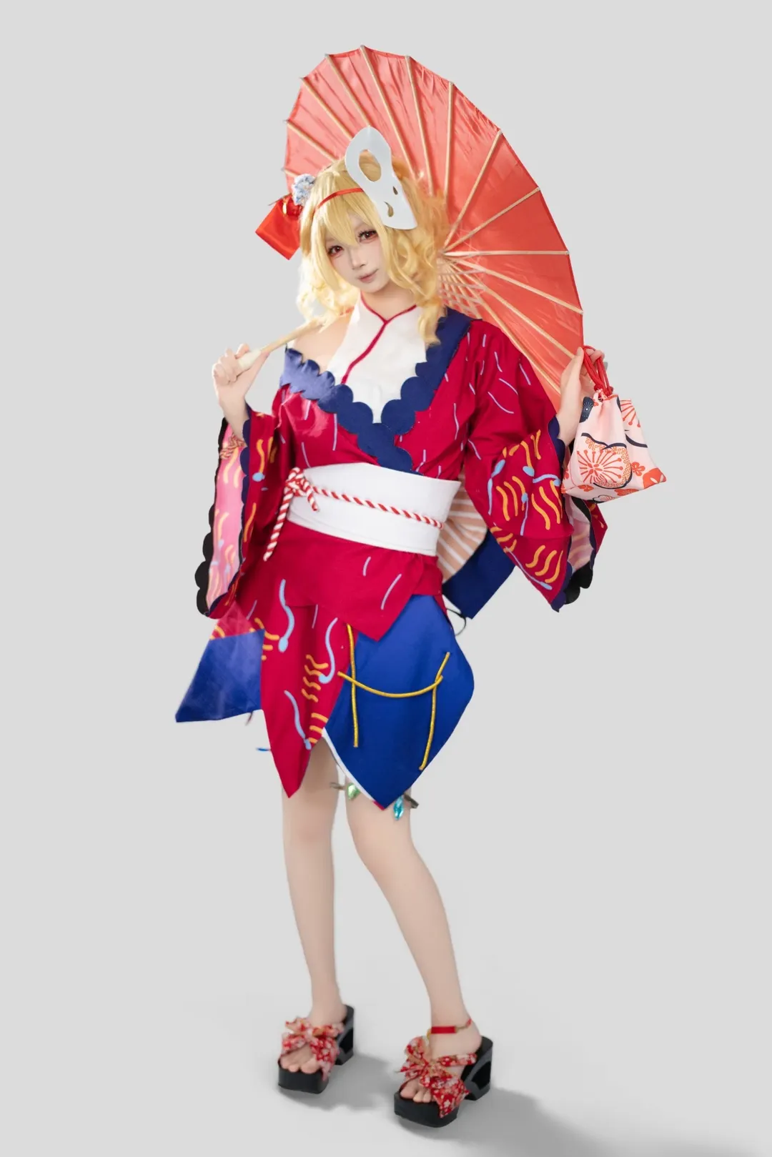 【芙兰朵露cos】东方project红蓝和服的拍摄动作解析 - 第 10 张