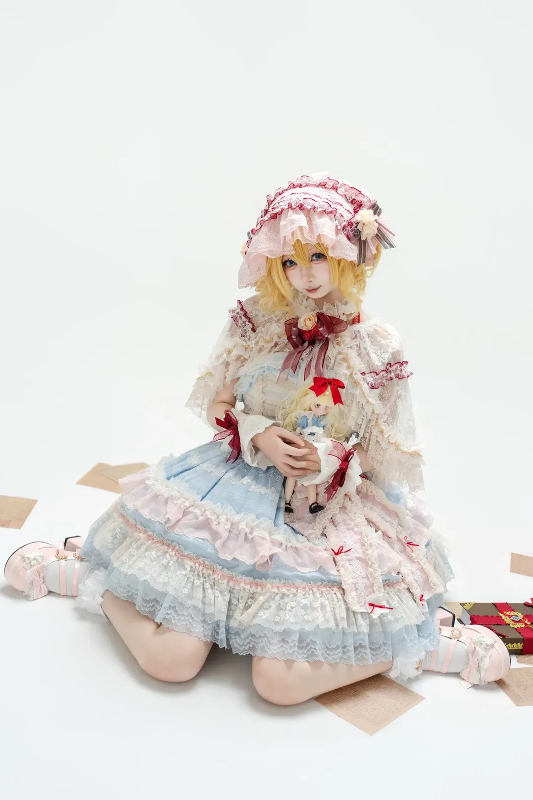 【爱丽丝·玛格特罗依德cos】东方Project doll系Lolita洋装动作参考 - 第 18 张