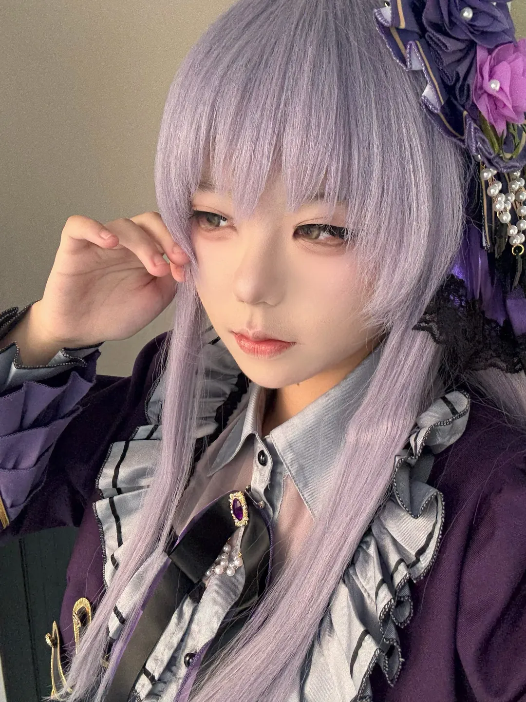 【凑友希那cos】bangdream主唱忧郁气质的穿搭与妆容分享 - 第 3 张