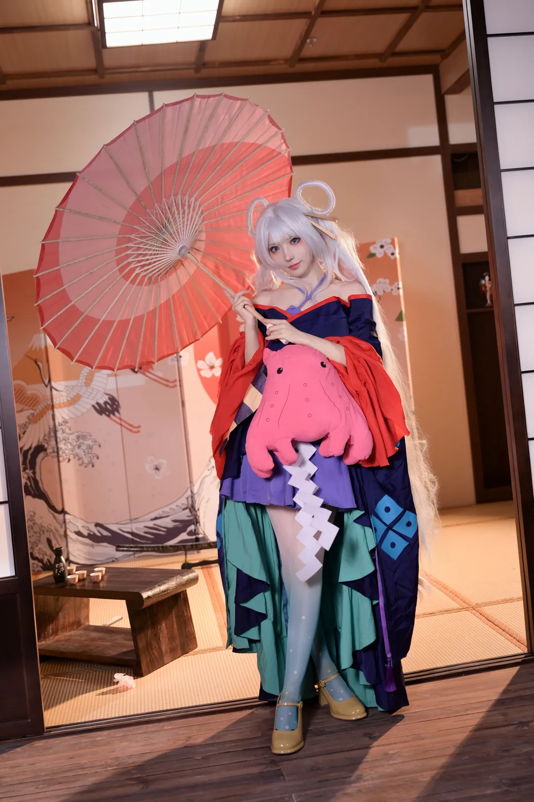【月见八千代cos】超时空辉夜姬的和风庭院写真 - 第 5 张