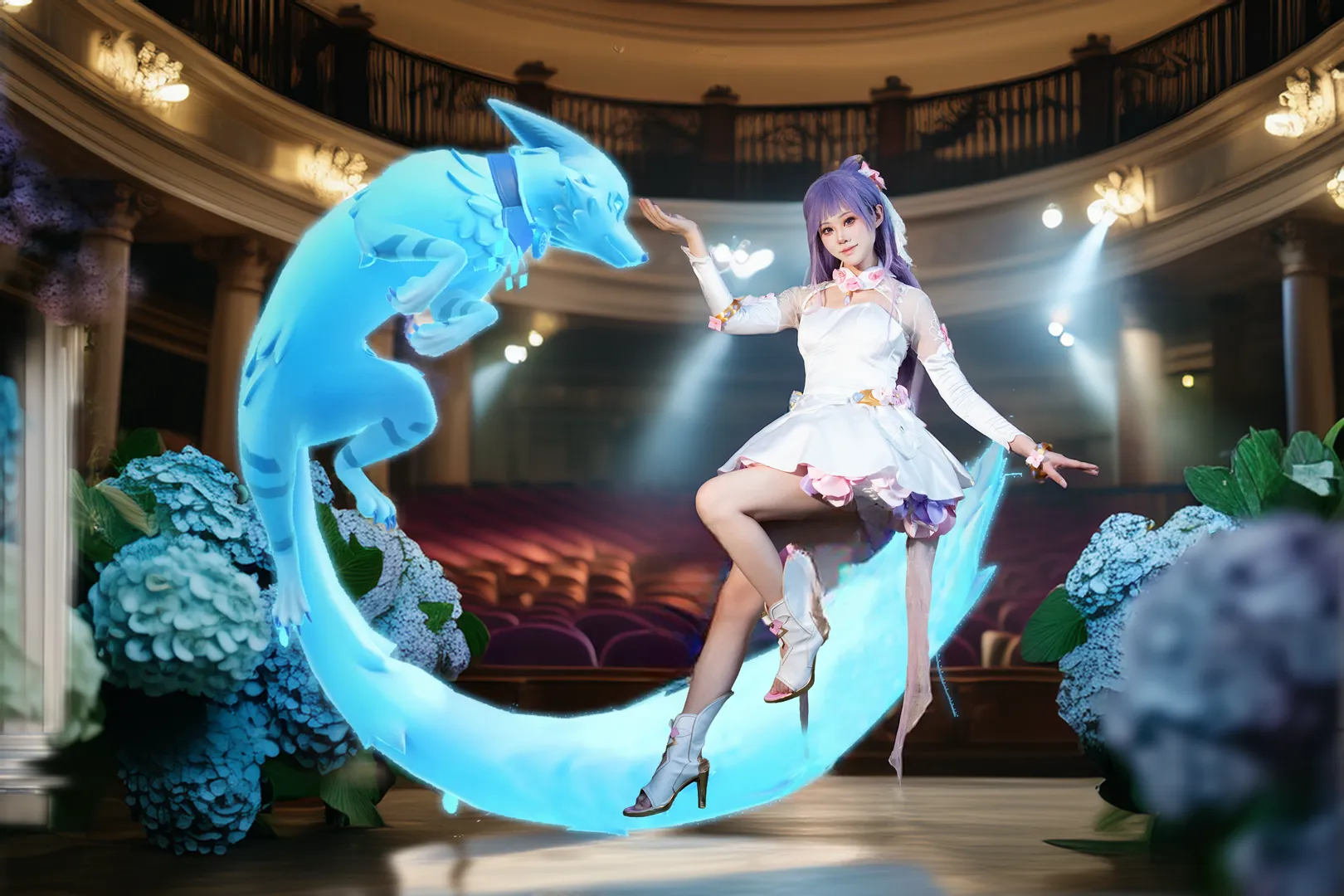 【雾子cos】守望先锋里的紫色浪漫，细节拉满的拍摄体验 - 第 2 张