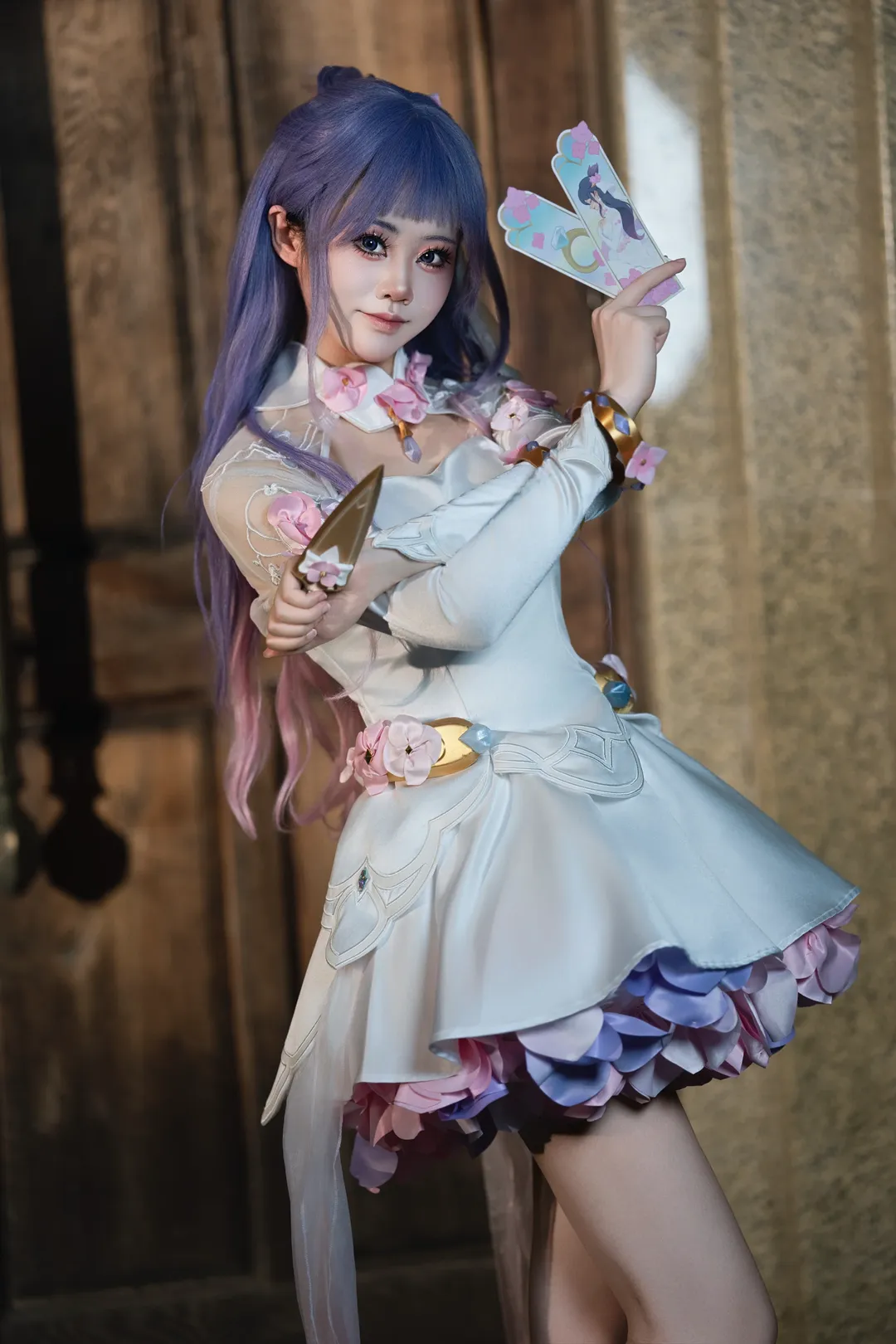 【雾子cos】守望先锋里的紫色浪漫，细节拉满的拍摄体验 - 第 4 张