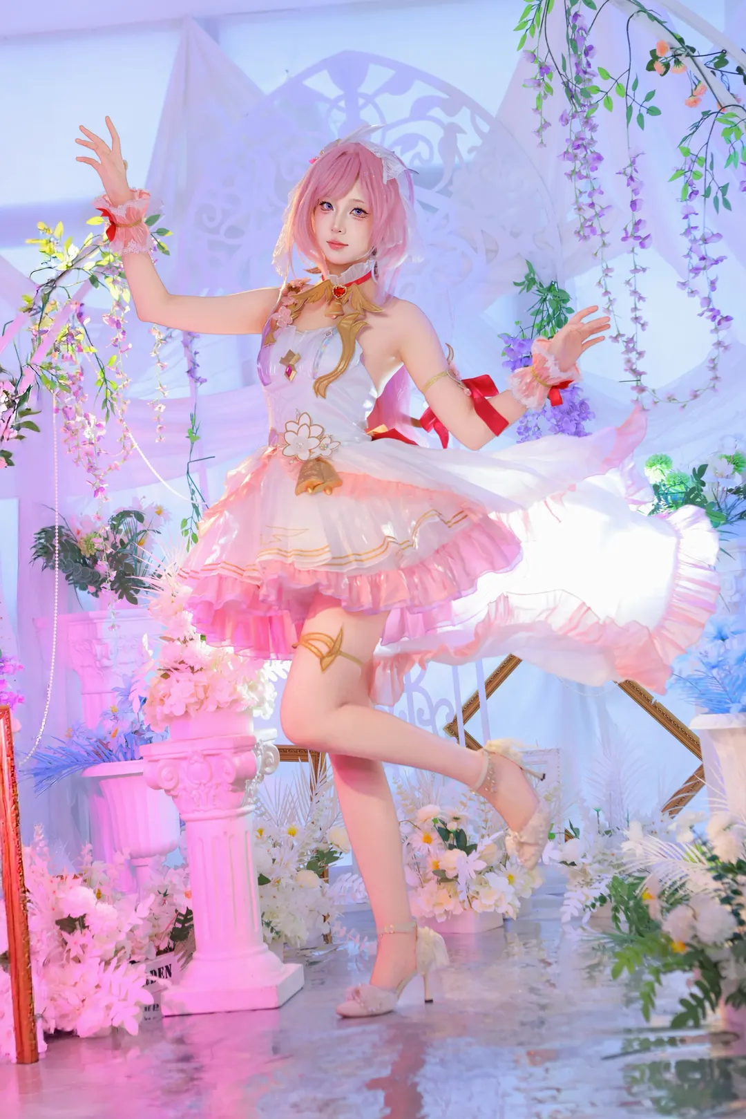 【愛莉希雅cos】崩壞3的花之巡禮，粉色系的夢幻時刻 - 第 2 張