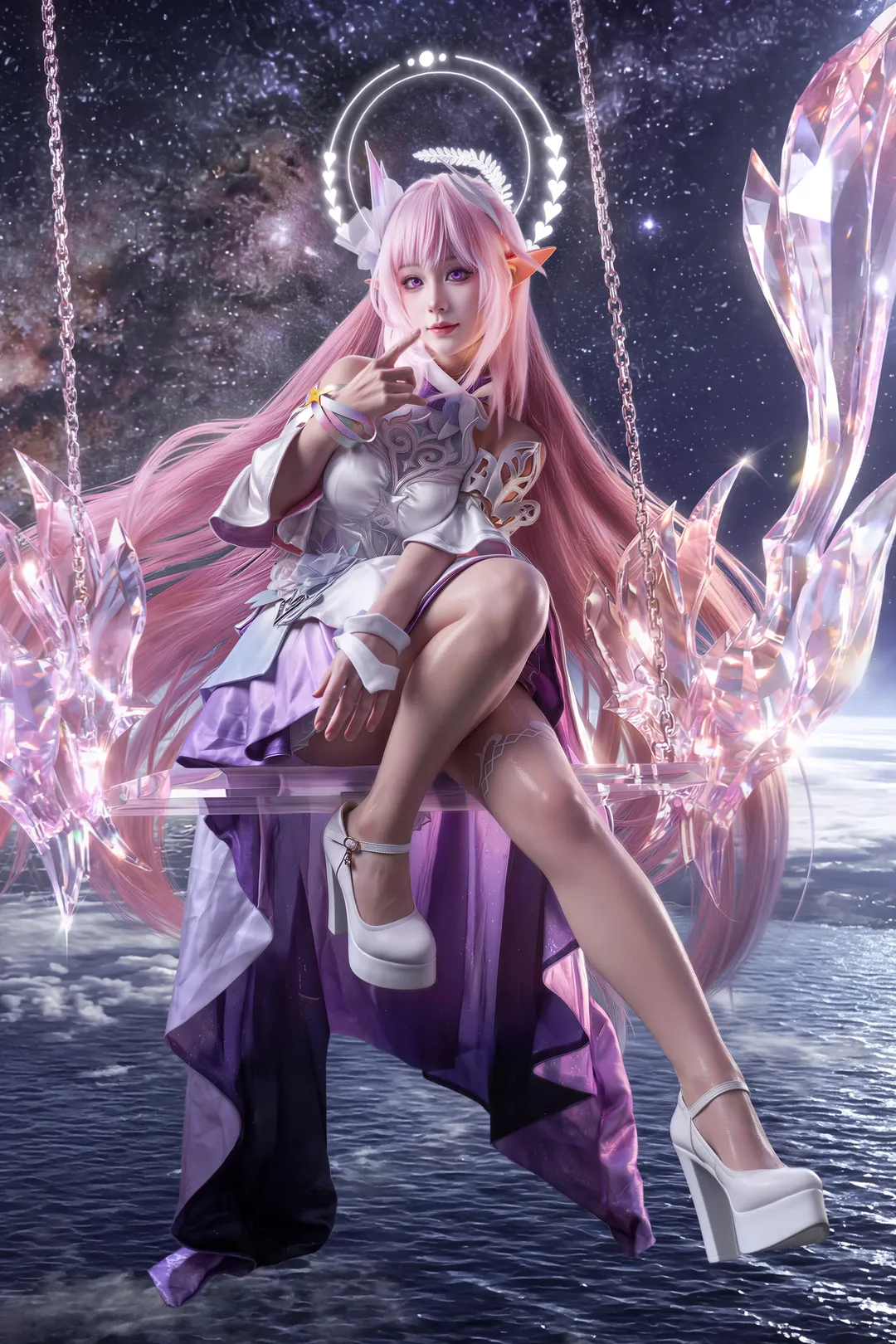 【昔漣cos】崩壞星穹鐵道中的星空水晶鞦韆 - 第 1 張