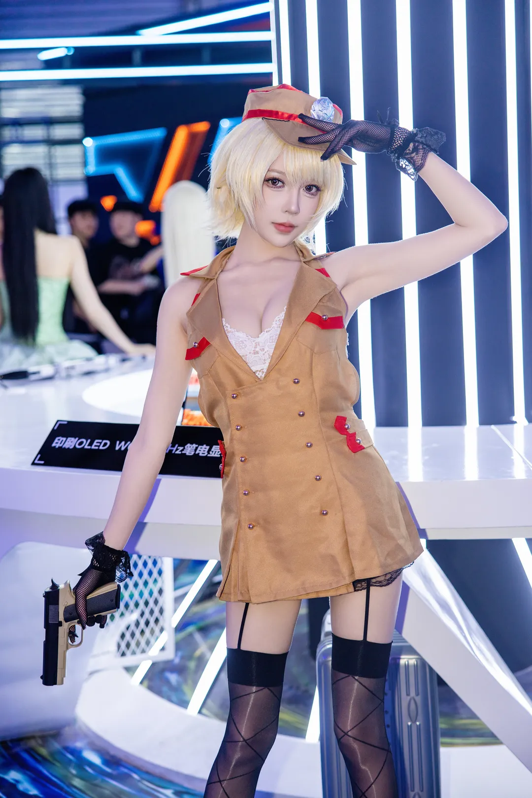 【灵狐者cos】ChinaJoy TCL展台，CF灵狐者的现场出图 - 第 3 张