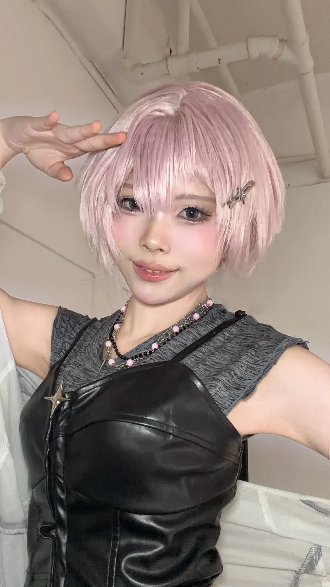 粉发机能风穿搭，我的原创Cosplay记录 - 第 1 张