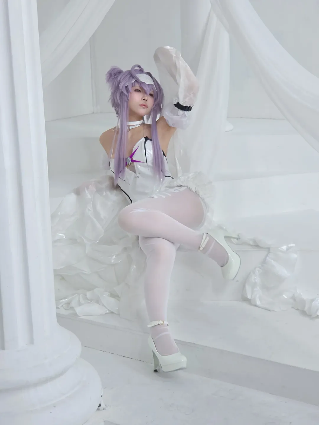 【莉贝雷利奥cos】NIKKE胜利女神妮姬的白色科幻风记录 - 第 2 张