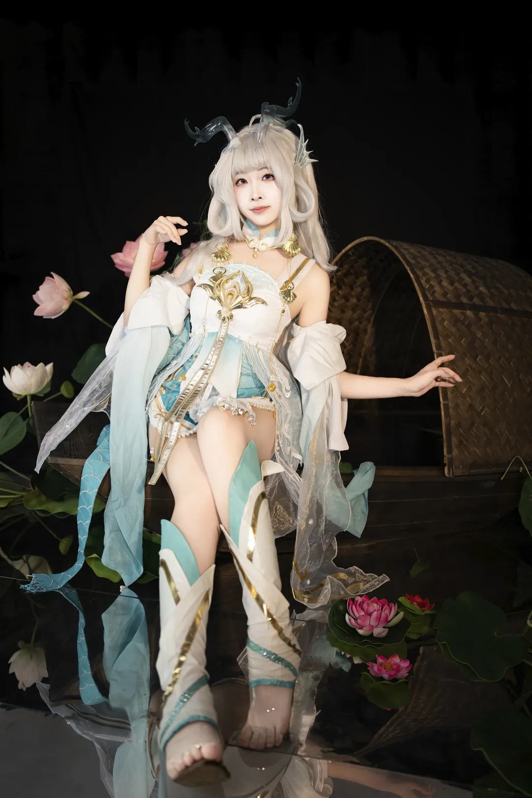 【西施cos】王者荣耀游龙清影的服化道与拍摄记录 - 第 2 张