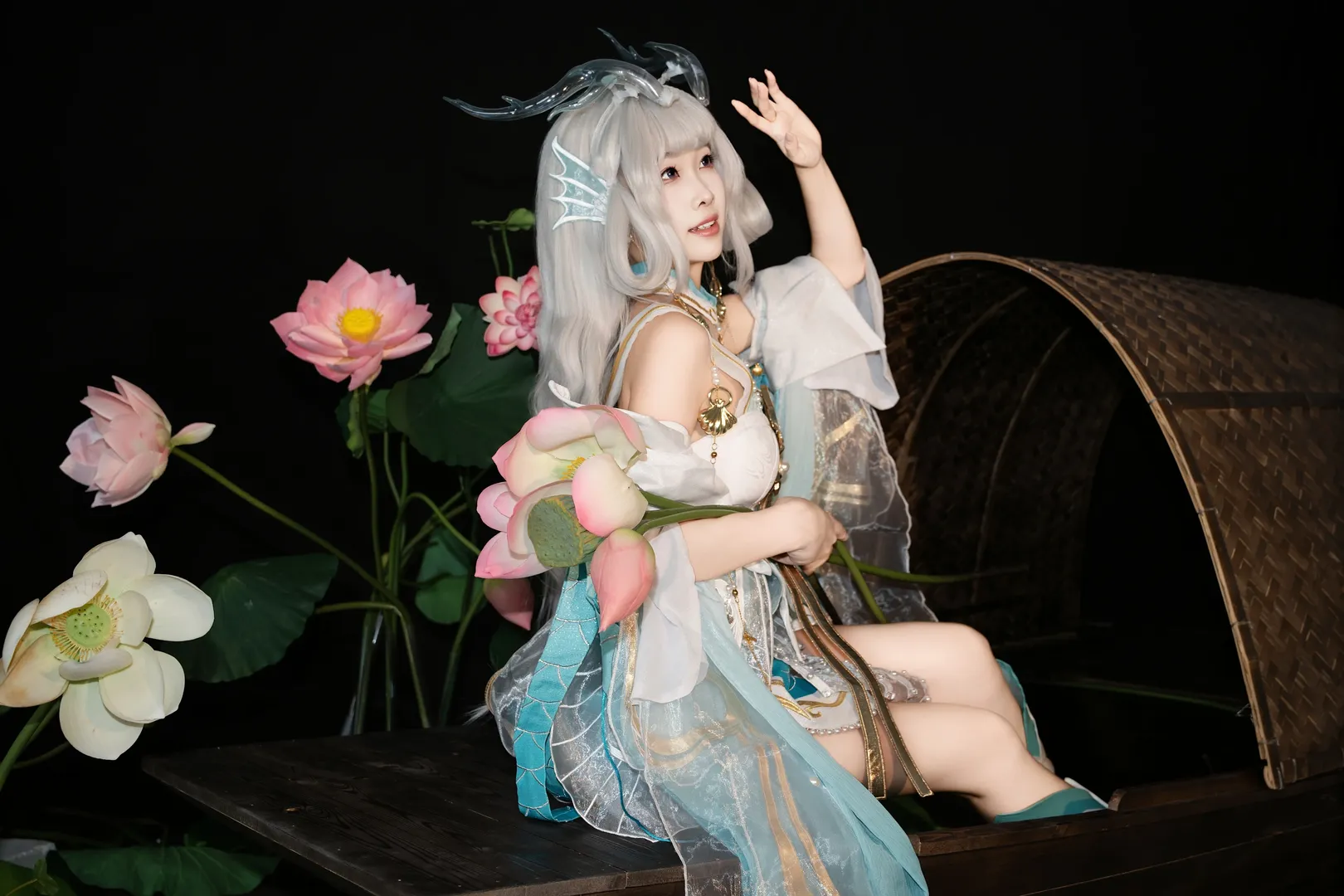【西施cos】王者荣耀游龙清影的服化道与拍摄记录 - 第 3 张
