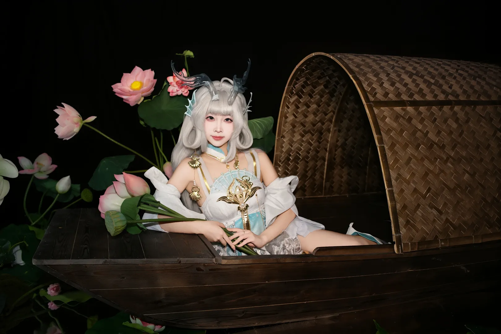 【西施cos】王者荣耀游龙清影的服化道与拍摄记录 - 第 4 张