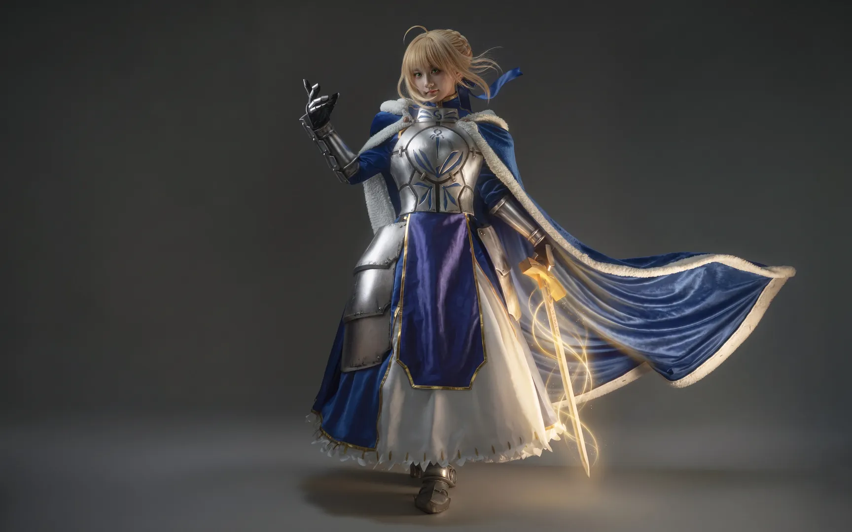 【Saber cos】拔剑吧，为了骑士之誓 - 第 1 张