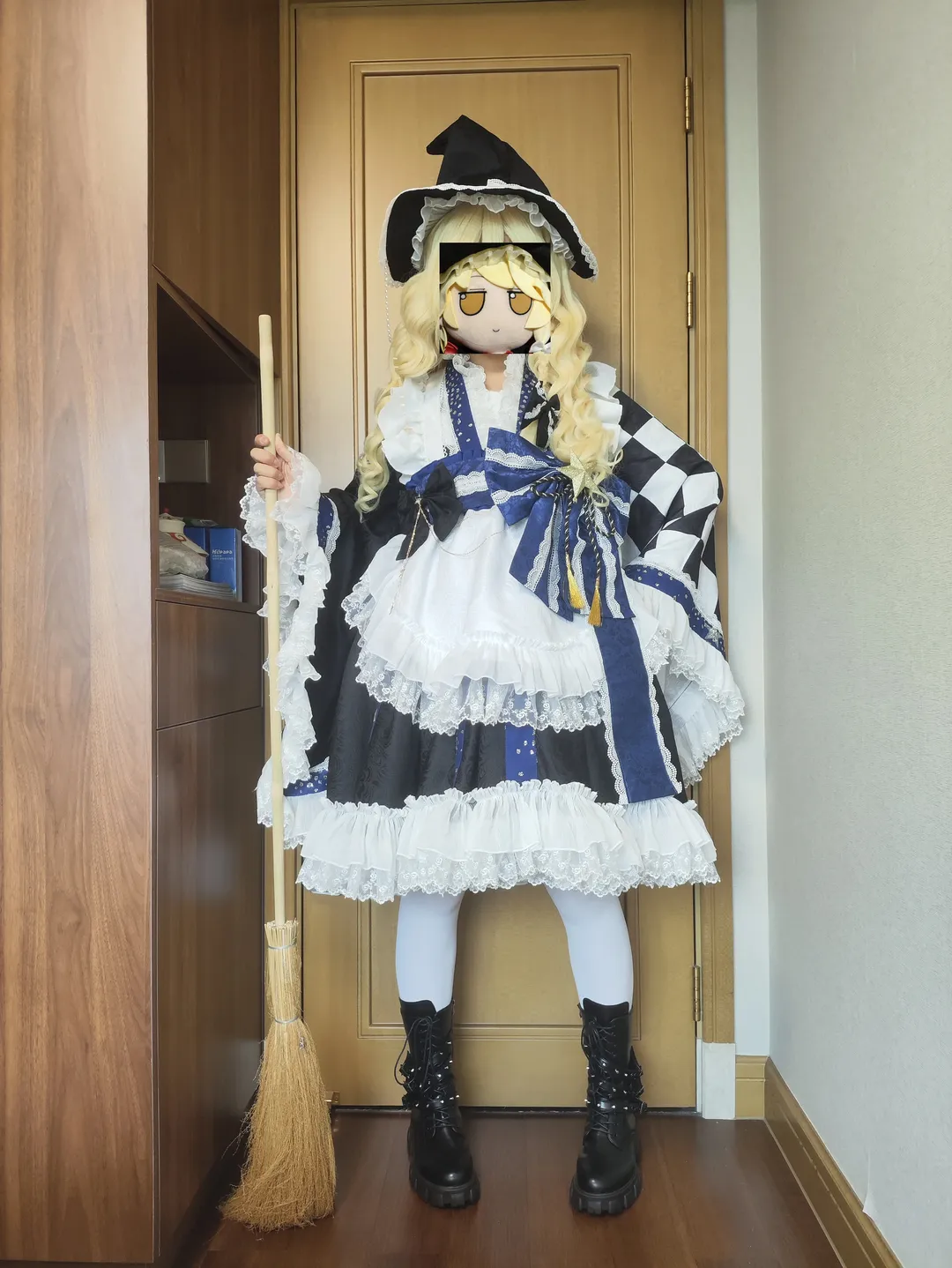 【雾雨魔理沙cos】东方Project的试衣记录：金发魔法使装备上身 - 第 1 张
