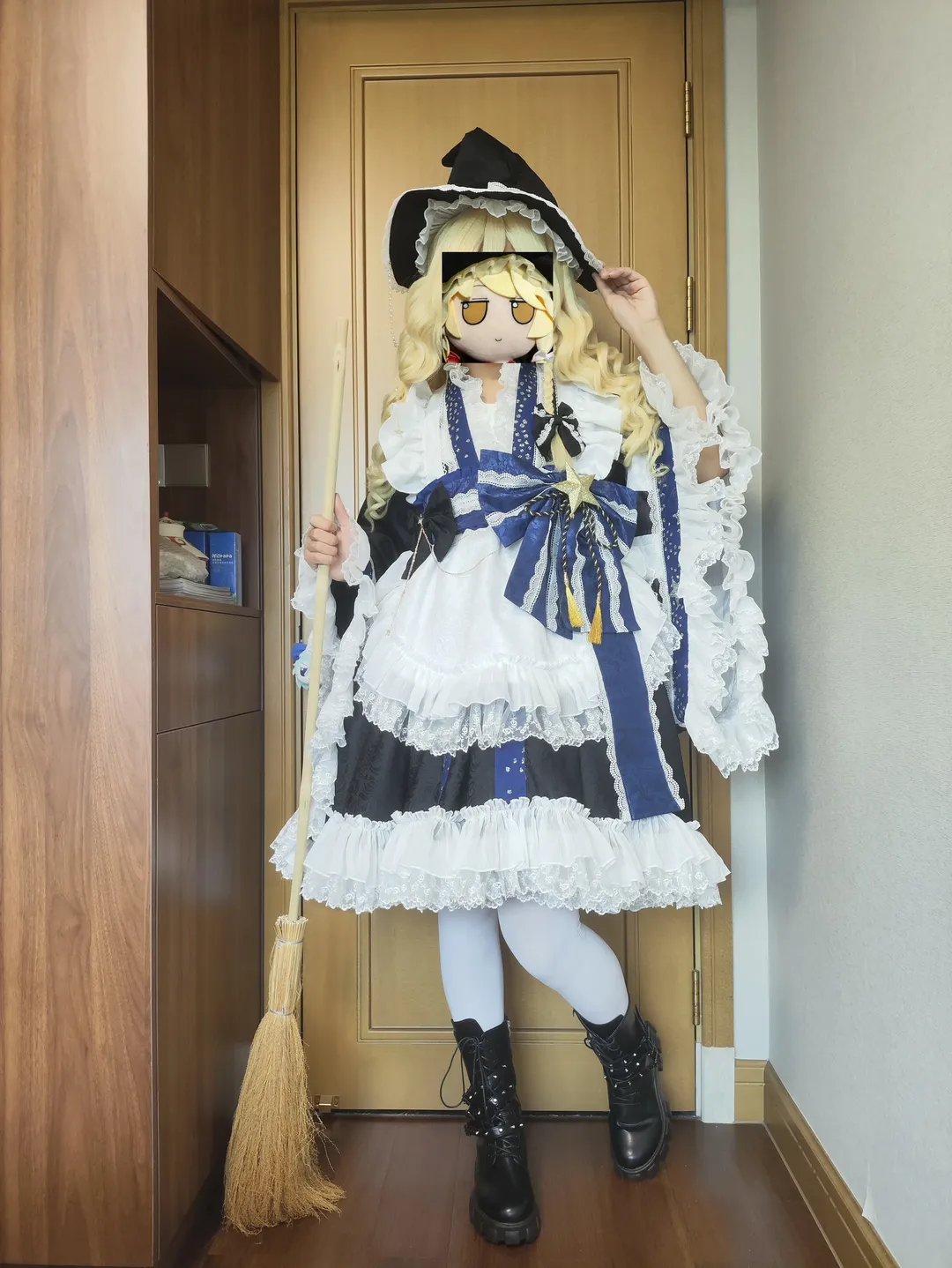 【雾雨魔理沙cos】东方Project的试衣记录：金发魔法使装备上身 - 第 2 张