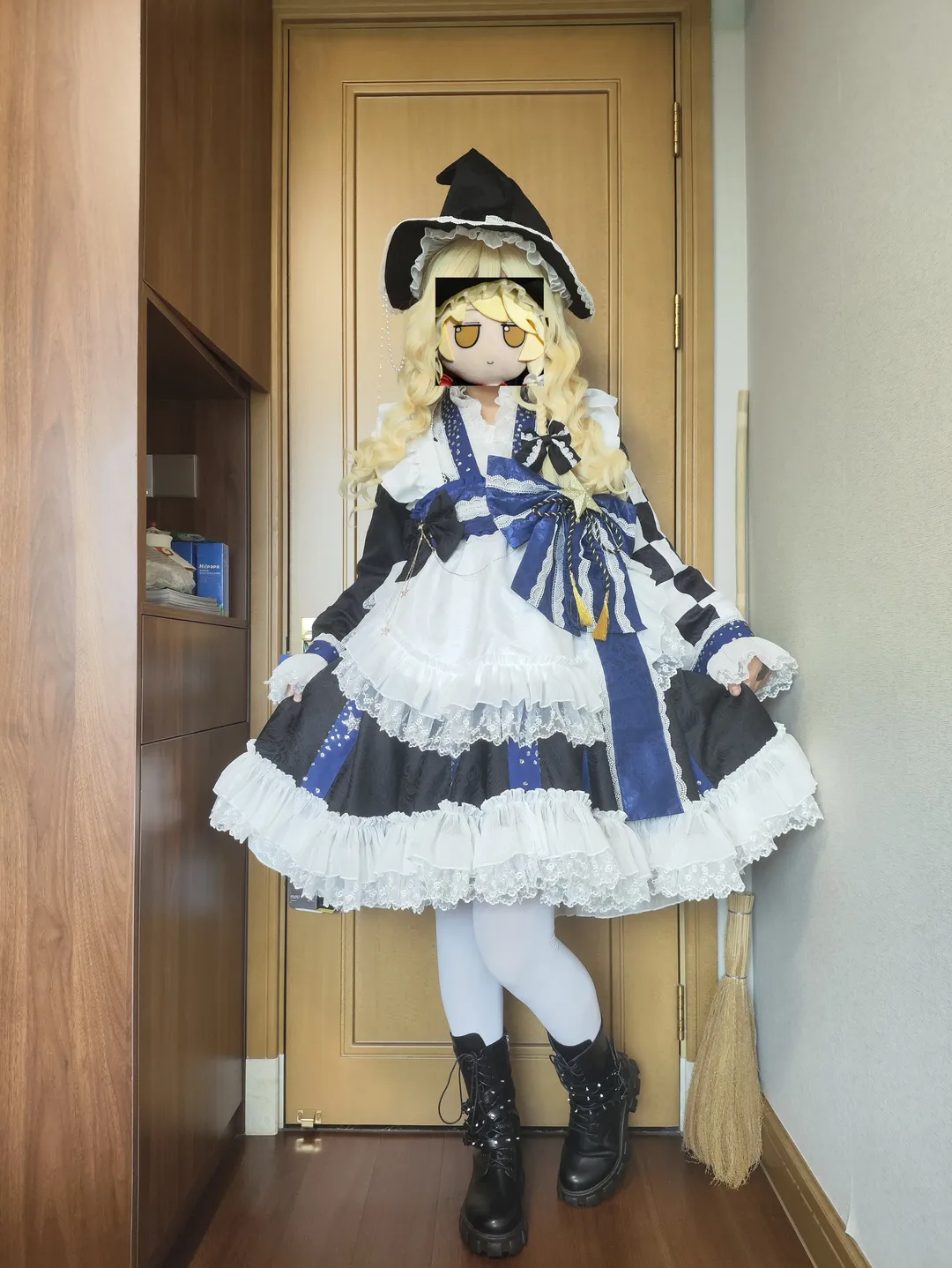 【雾雨魔理沙cos】东方Project的试衣记录：金发魔法使装备上身 - 第 4 张
