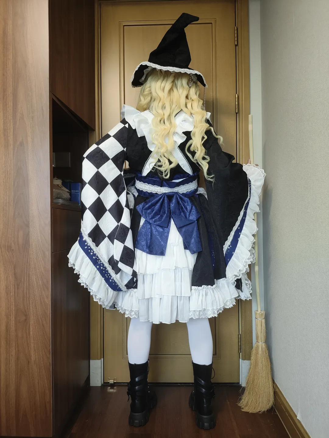 【雾雨魔理沙cos】东方Project的试衣记录：金发魔法使装备上身 - 第 5 张