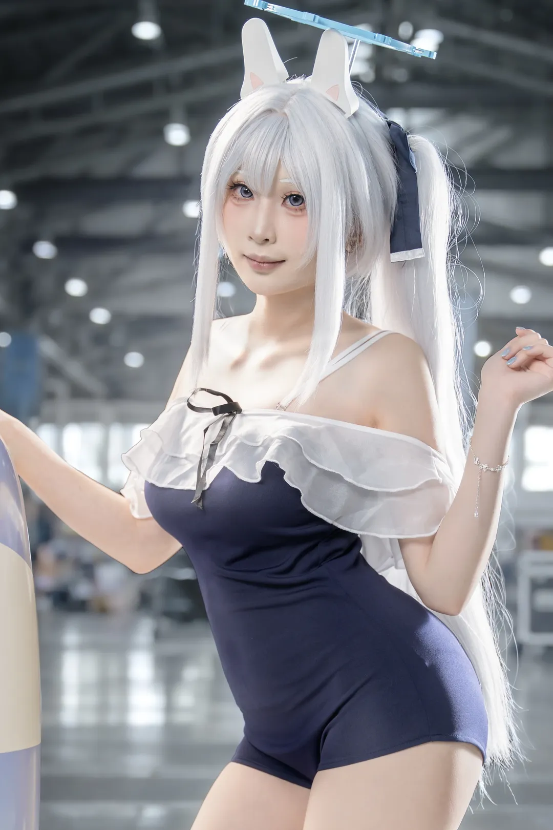 【月雪宫子cos】碧蓝档案水着造型的漫展拍摄记录 - 第 2 张