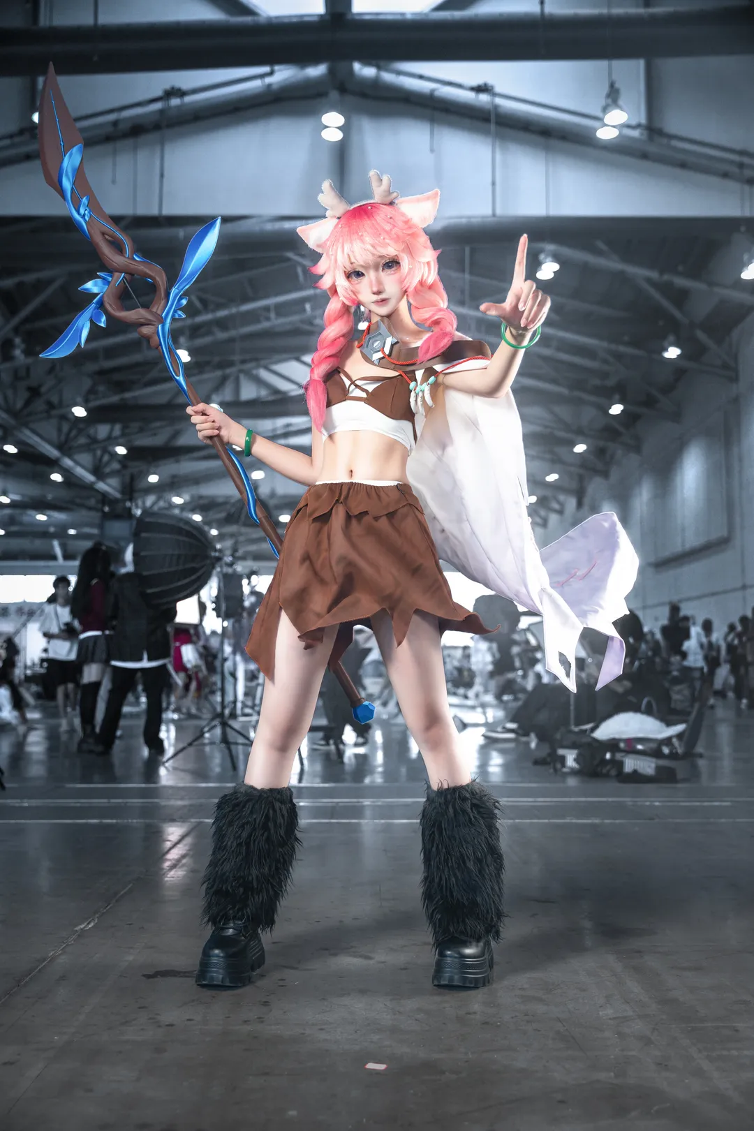 【瑤cos】王者榮耀本命英雄，中山漫展的鹿角精靈