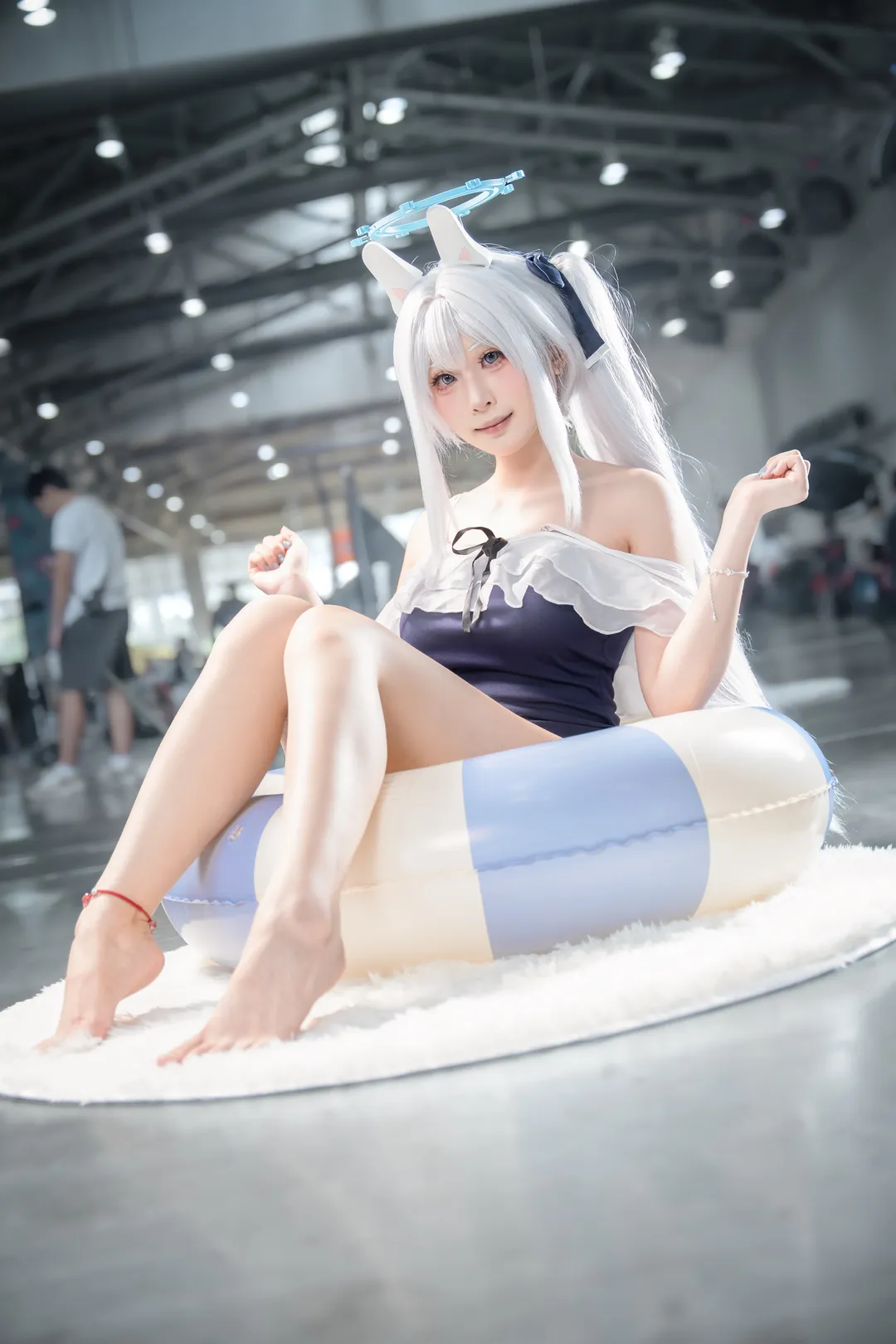 【月雪宫子cos】碧蓝档案中山AS漫展泳装造型拍摄记录 - 第 1 张