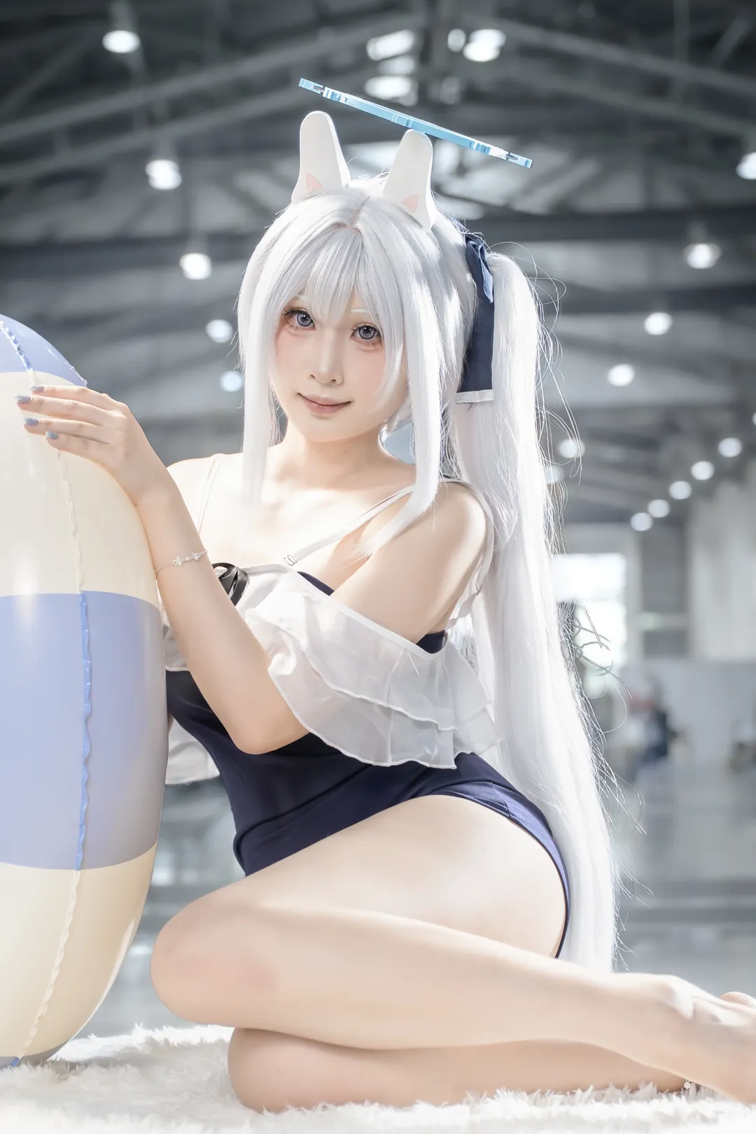 【月雪宫子cos】碧蓝档案水着，漫展清凉一夏 - 第 2 张