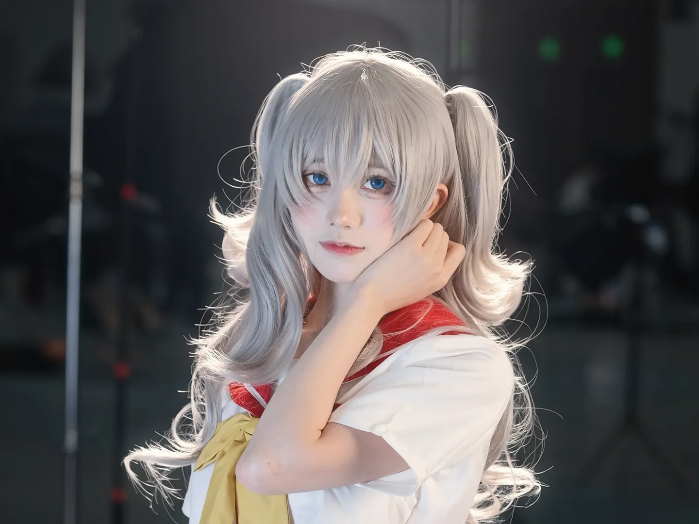 【友利奈绪cos】梦回十年前的银发双马尾学妹 - 第 3 张