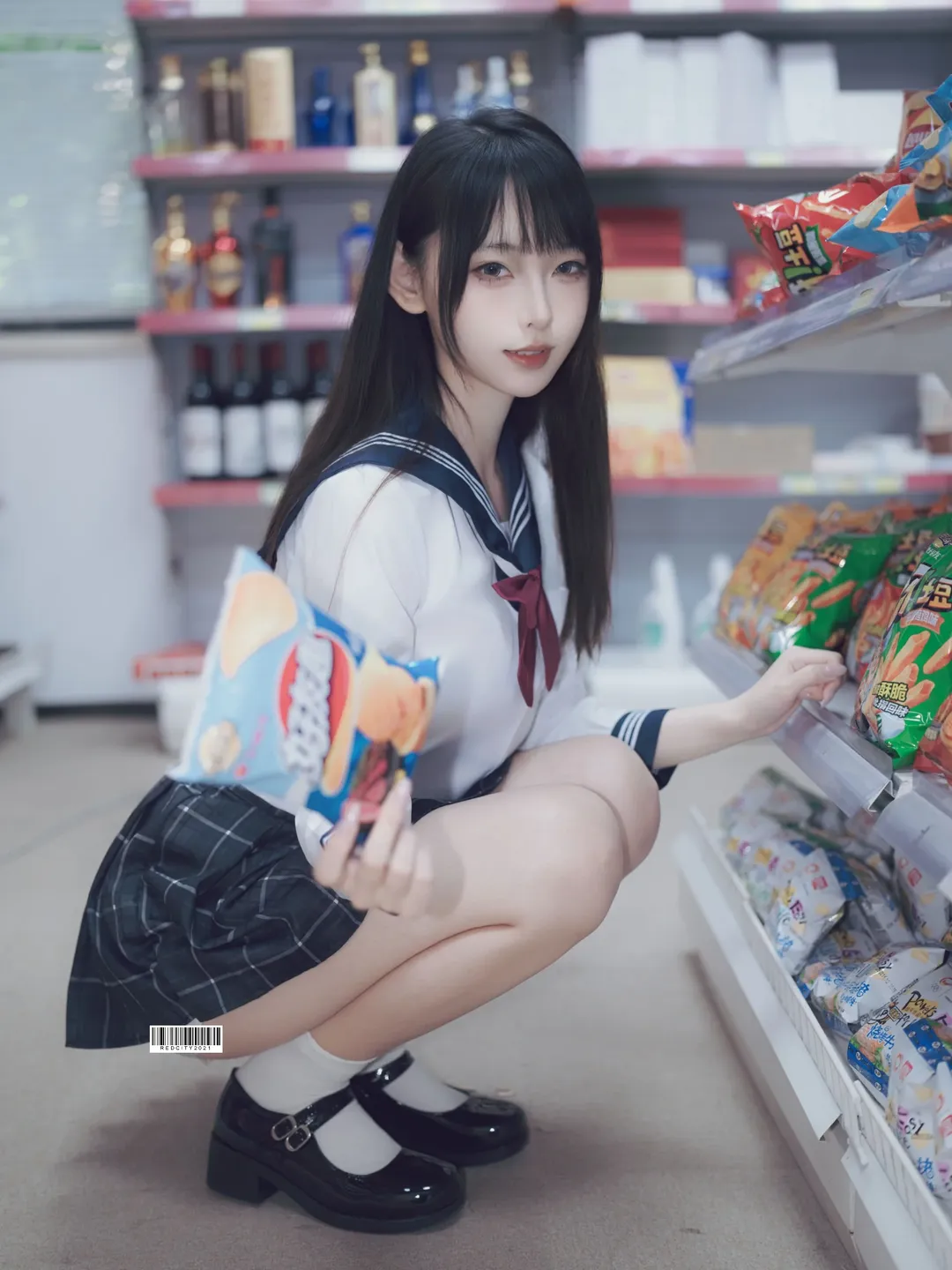 放学后小卖铺的JK制服水手服写真 - 第 2 张